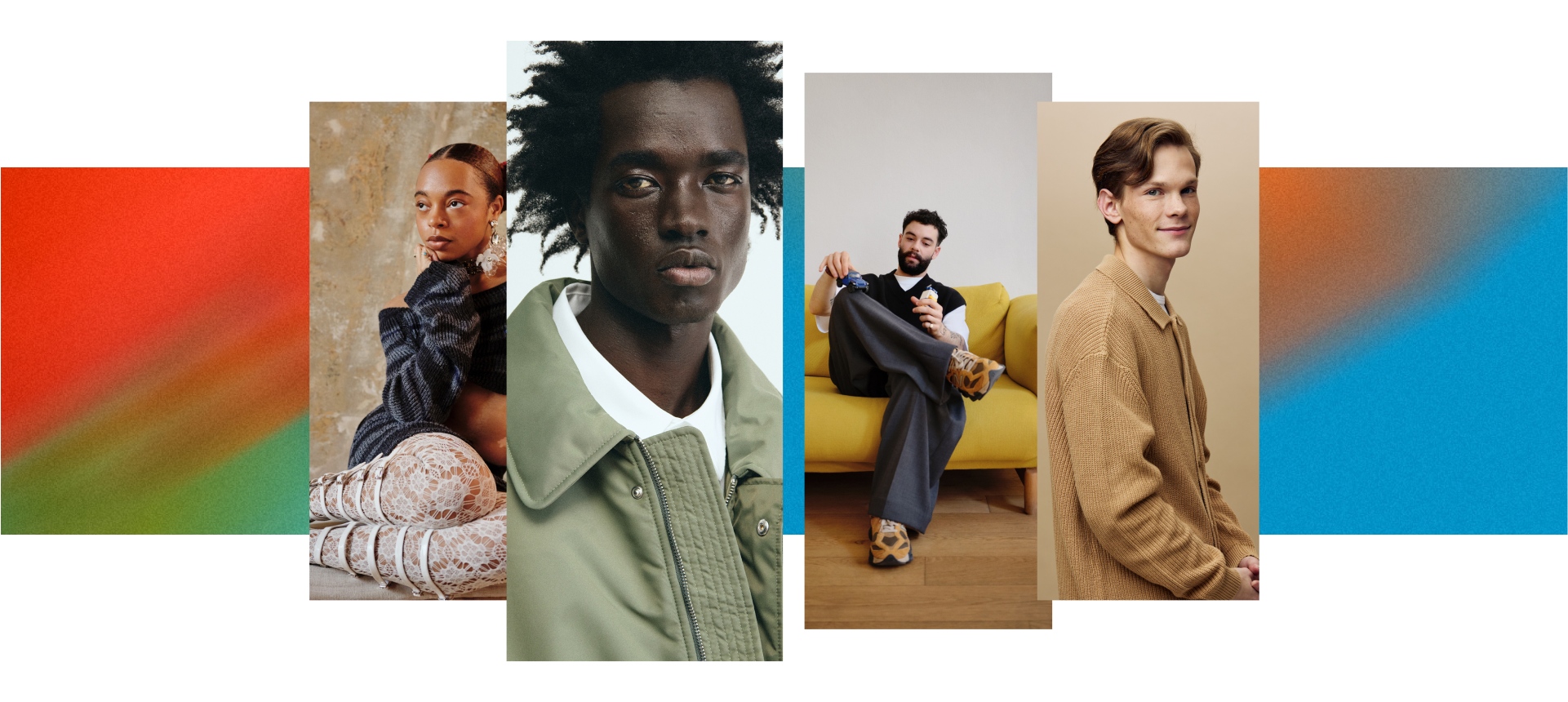 Collage of Zalando fashion shots