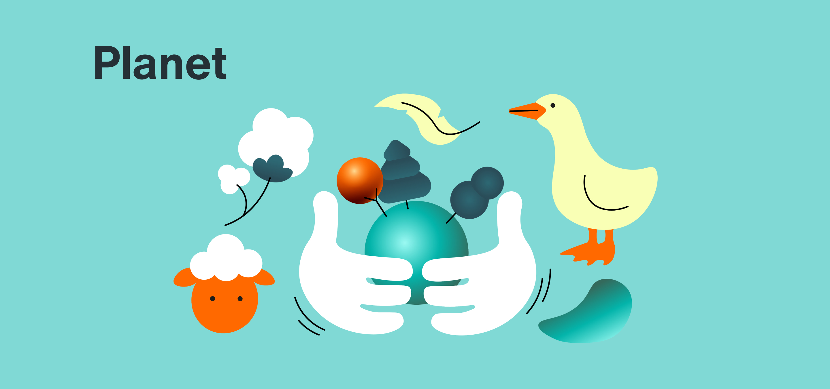 Zalando SE Sustainability Planet visual