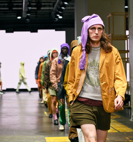 Models auf dem Laufsteg