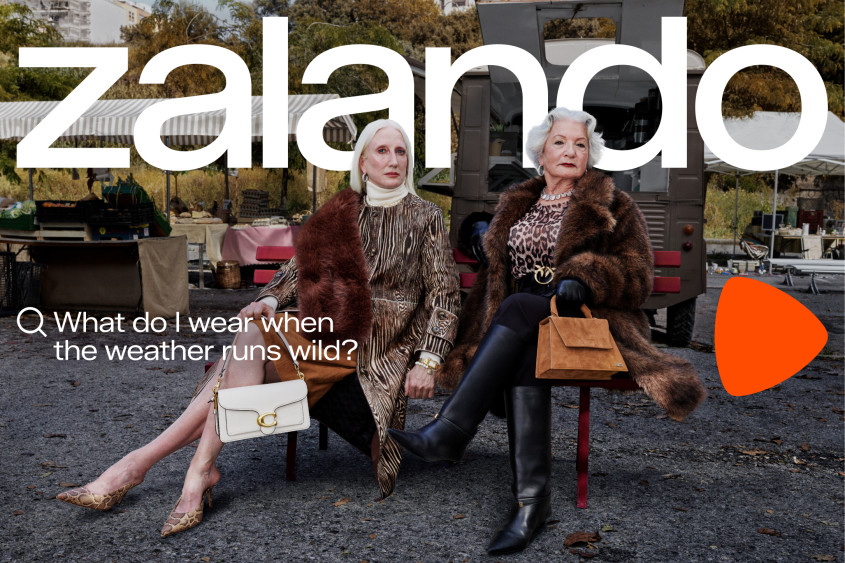 Two women wear animal prints for our Autumn Winter campaign 2025