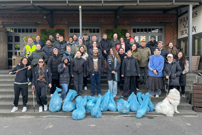Group of Zalando volunteers