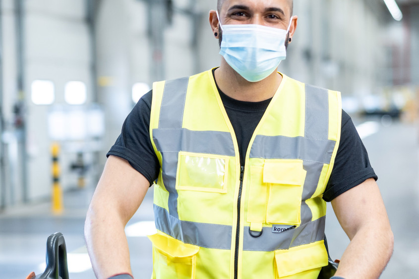 Logistics employee