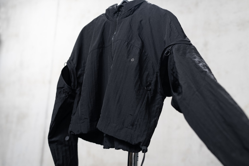 black sports jacket