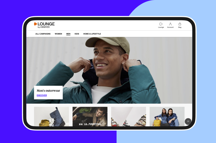Screenshot Zalando Website