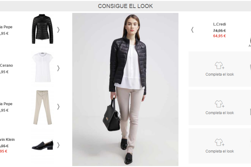 Shop the Look - Screenshot ES shop