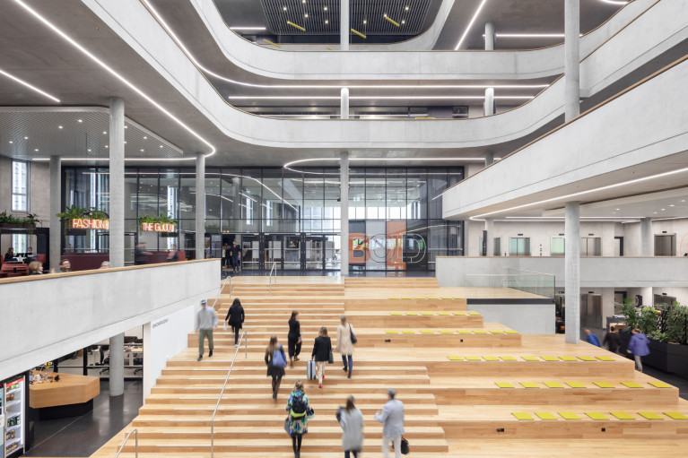 Zalando SE Headquarters Atrium