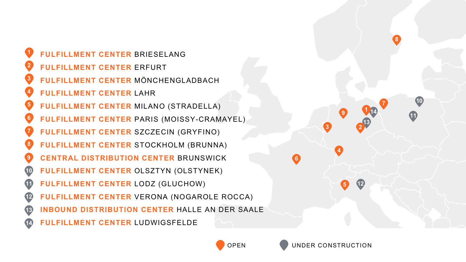 Zalando SE Fulfillment Network Zalando SE Fulfillment Network