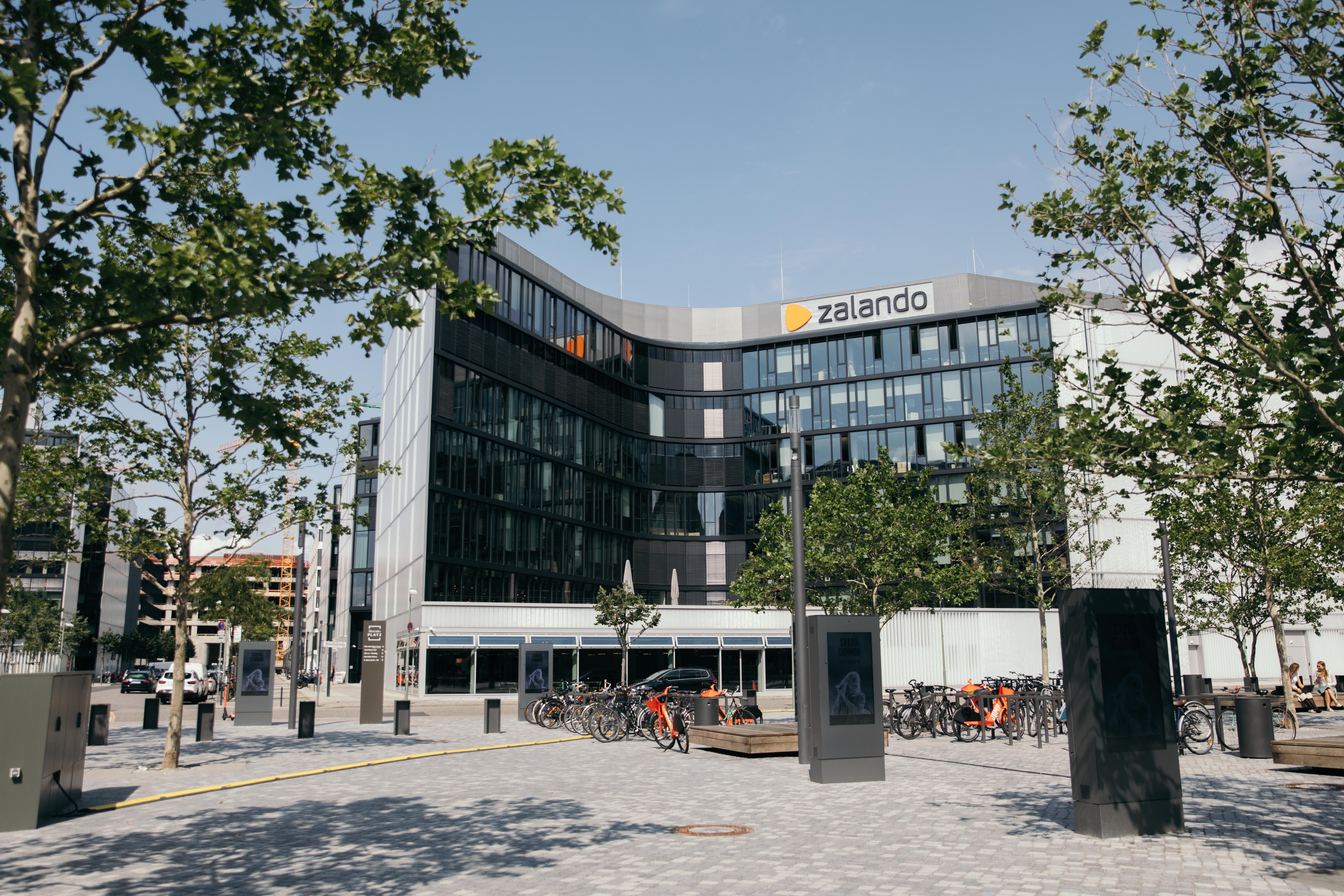 Zalando-branded building without people