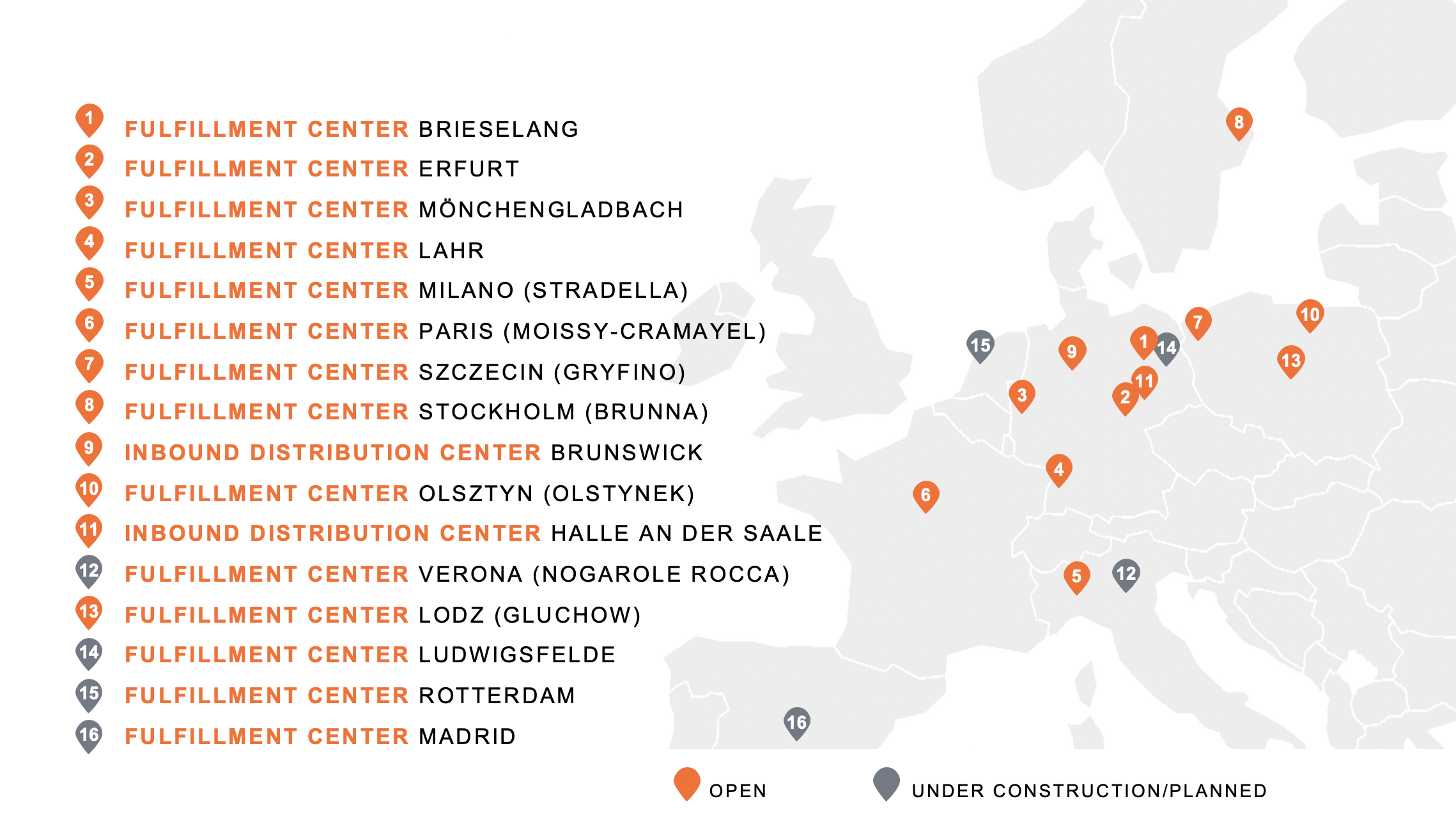 Zalando SE Fulfillment Network Zalando SE Fulfillment Network