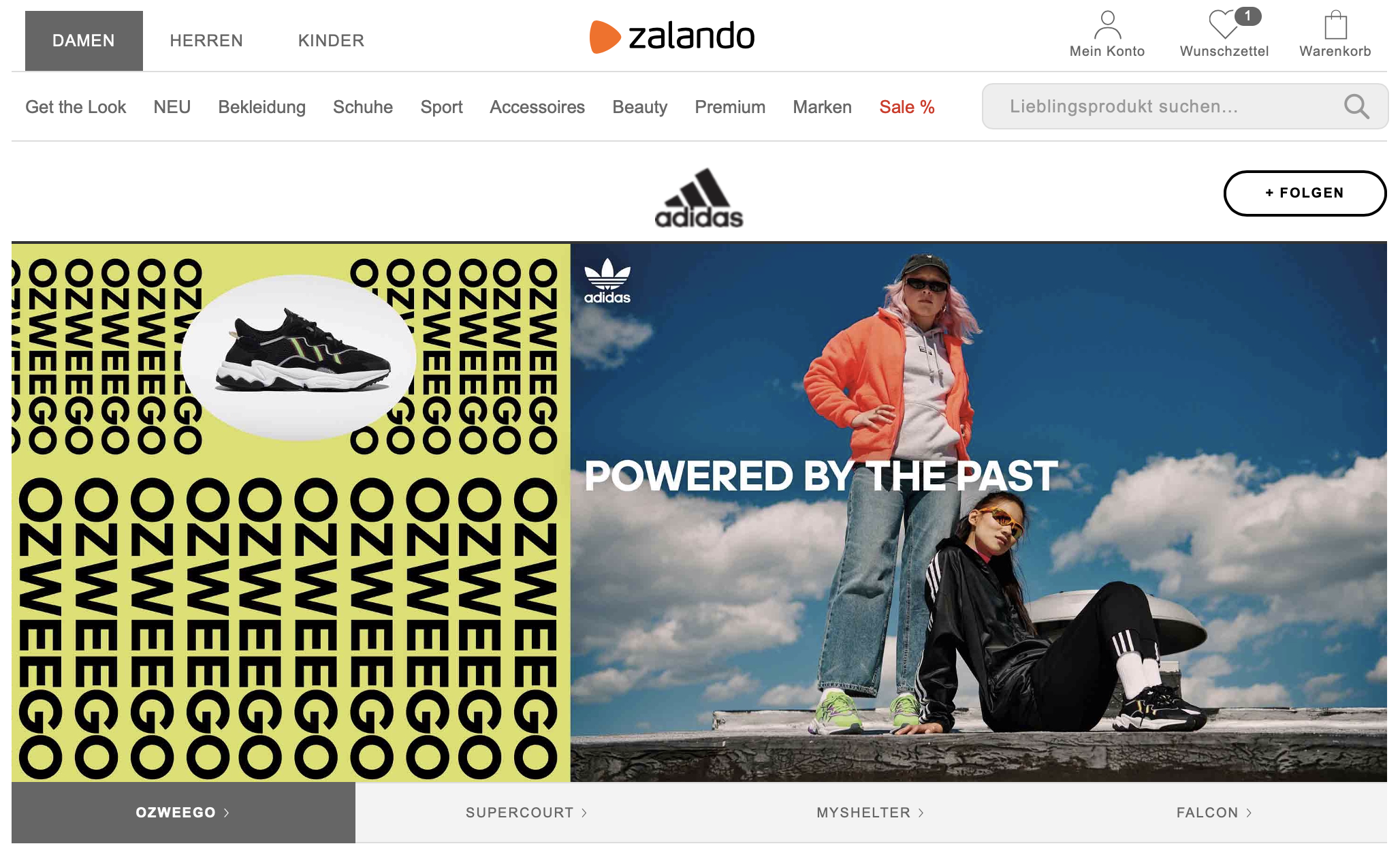 adidas corporate website