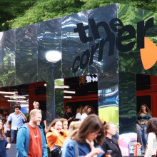 A group of people at a Streetwear event