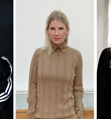 Three portraits: Tobias Birk Nilsen, Christina Fassbender, Henriette Pieszak