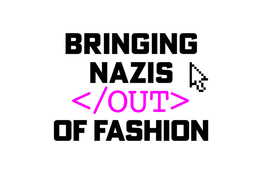 text: bringing nazis out of fashion