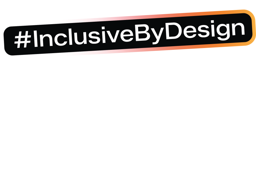 Sticker: Inclusive by design
