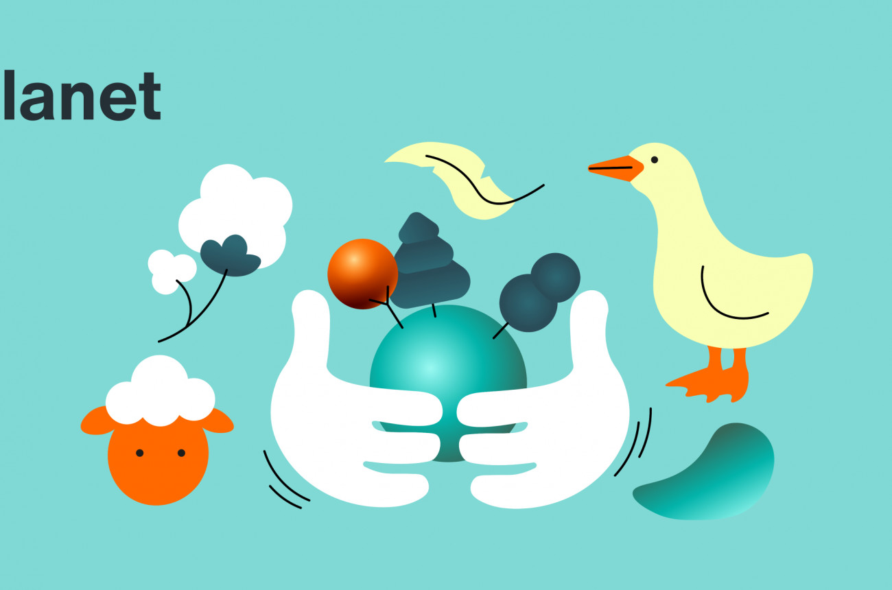 Zalando SE Sustainability Planet visual