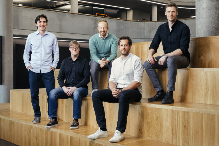 Zalando SE 2019 Management Board (fltr): David Schröder, Jim Freeman, Rubin Ritter, Robert Gentz, David Schneider